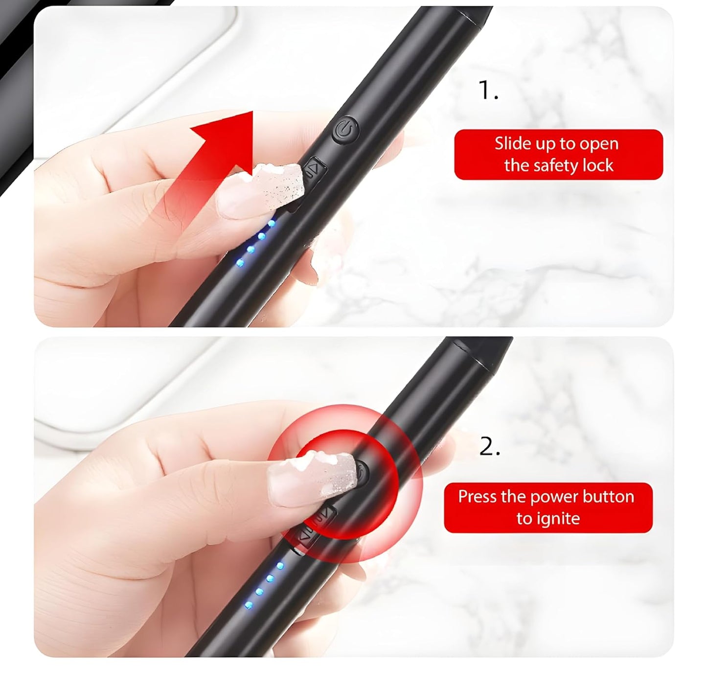 Rechargeable Electric USB Lighter For Stove With Long And Flexible Neck