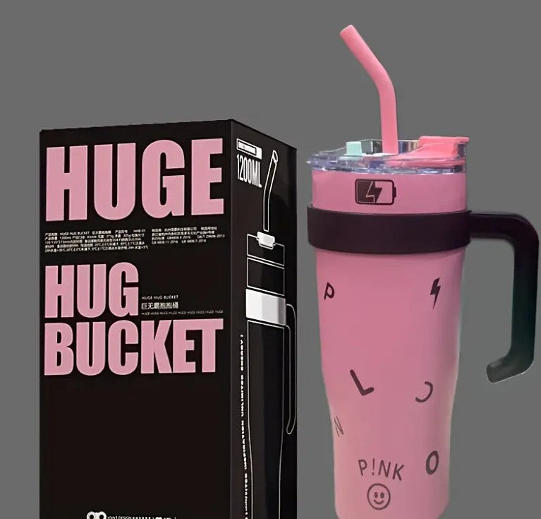 Water Bottle With Stainless Steel Straw