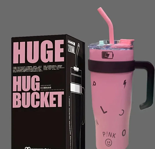 Water Bottle With Stainless Steel Straw