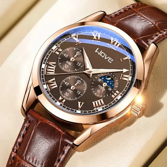 Premium Quality Watch For Mens And Kids Made With Pure Leather
