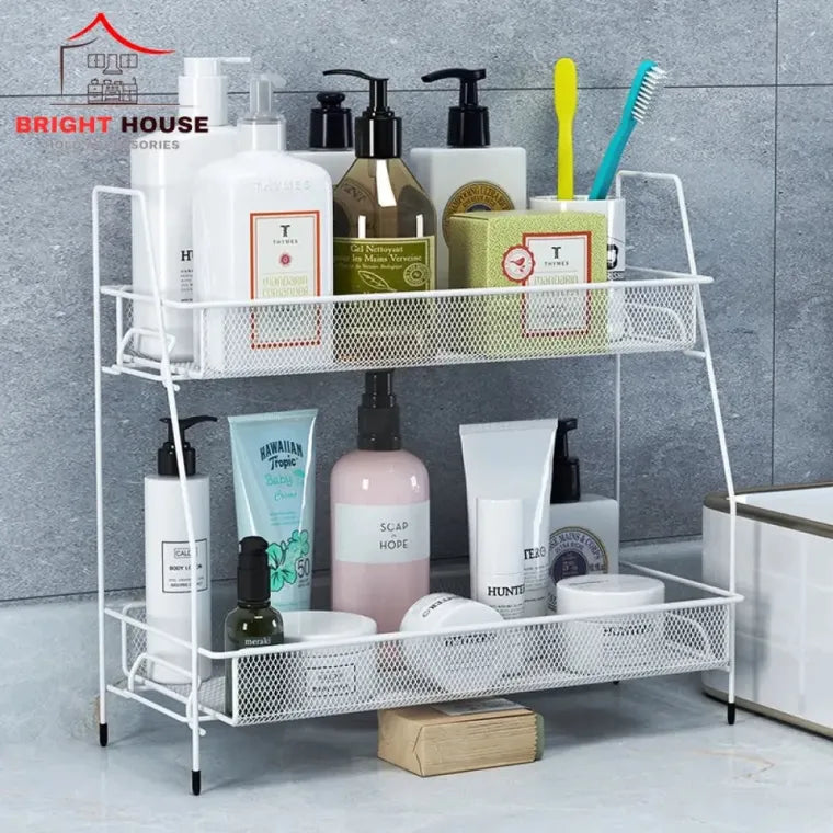 2-Tier Spice Rack Countertop Organizer for Kitchen