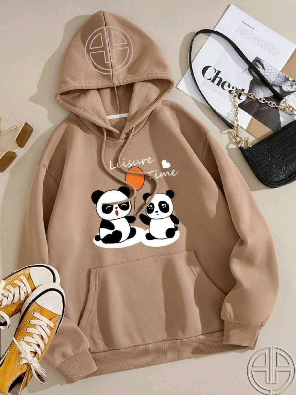 Bear printed Sweat shirt For Womens