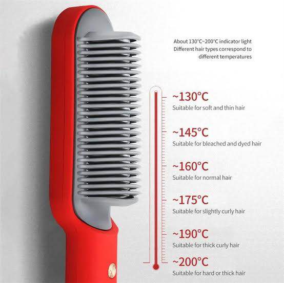 Electric Professional Hair Straightening Brush For Girls